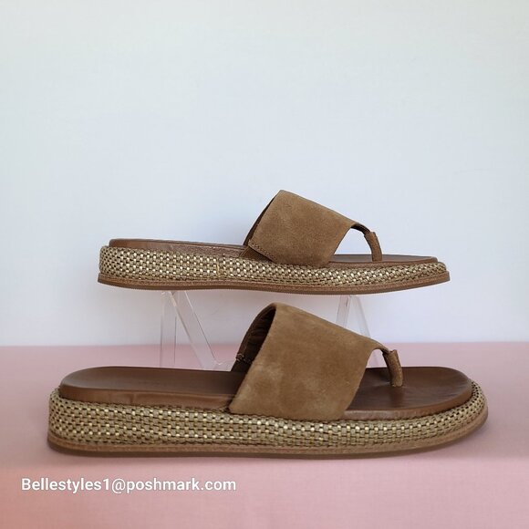 DONALD PLINER Aneeta Wedge Slip-on Sandals- Women’s Size 9.5M -Saddle Color⭐ - Picture 12 of 16